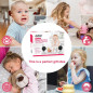 JouSecu Baby Monitor: Secure, Split-Screen, and 29-Hour Battery - No WiFi Needed! JouSecu Baby Monitor: Secure, Split-Screen, and 29-Hour Battery - No WiFi Needed!