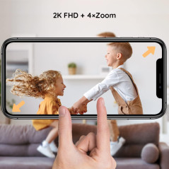 Moniteur BOIFUN 2K avec 2 Caméras Contrôle de deux appareils