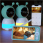 BOIFUN 2K Moniteur Bébé Écran Partagé: Double Caméra, Veilleuse, Suivi Auto & Audio Bidirectionnel BOIFUN 2K Moniteur Bébé Écran Partagé: Double Caméra, Veilleuse, Suivi Auto & Audio Bidirectionnel