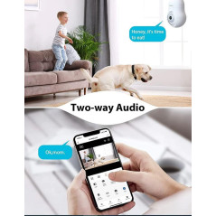 LaView 4MP Bulb Camera: See Everything, Day & Night! WiFi, Motion Tracking, & Easy Install