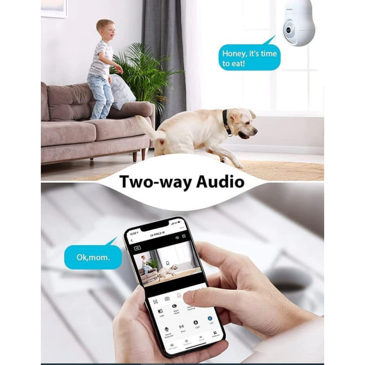 LaView 4MP Bulb Camera: See Everything, Day & Night! WiFi, Motion Tracking, & Easy Install