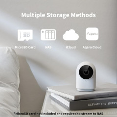 Aqara G2H Pro : Caméra Intérieure 1080p HomeKit & Zigbee
