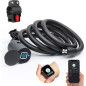 Anweller Fingerprint Bike Lock: 4.9ft Heavy-Duty, Keyless Smart Lock - Secure Your Ride! Anweller Fingerprint Bike Lock: 4.9ft Heavy-Duty, Keyless Smart Lock - Secure Your Ride!