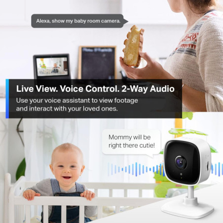 Tapo C110: Caméra de Surveillance Intérieure 2K - Votre Sécurité Simplifiée!