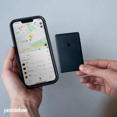 Pebblebee Card: Rechargeable Item Tracker with Apple Find My & 500ft Range