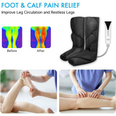 QUINEAR Leg Massager: Heat & Compression for Pain Relief & Relaxation