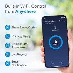 ULTRALOQ U-Bolt Pro WiFi Smart Lock: Keyless Entry with Door Sensor
