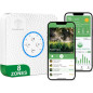 ImoLaza: Contrôleur dArrosage Intelligent WiFi – 8 Zones, Économie dEau Garantie!