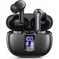 Bluetooth 5.3 Wireless Earbuds: 48H Playtime, Waterproof, Immersive Sound - Perfect for iPhone & Android!