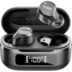 TOZO NC9 Wireless Earbuds: Hybrid ANC, 59H Playtime, Crystal Clear Calls - Your Ultimate Audio Escape!