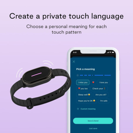 Bond Touch 4: Long Distance Connection Bracelet - Stay Close, Feel the Touch!