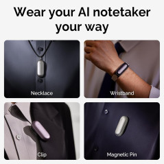 Enregistreur Vocal AI : NotePin, Transcription & 64 Go mémoire