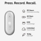 PLAUD NotePin AI Voice Recorder: Capture Lectures & Meetings in 112 Languages! 64GB Storage, App Control