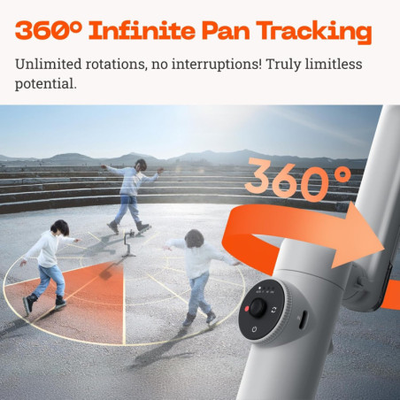 Insta360 Flow Pro: AI Smartphone Gimbal - 360° Tracking, 3-Axis Stability, Built-in Tripod. Unleash Your Inner Filmmaker!