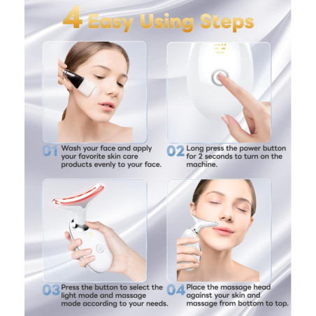 7 Color Portable Facial Massager | Light-Based Skin Care Tool