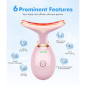 7-Color LED Face Massager: Red Light Therapy for Wrinkles & Double Chin | Thermal Vibration & Skin Rejuvenation