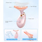7-Color LED Face Massager: Red Light Therapy for Wrinkles & Double Chin | Thermal Vibration & Skin Rejuvenation