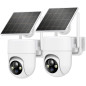 Oculview 2K Solar Security Camera: 360° View, Color Night Vision, 2-Way Audio - Wireless Peace of Mind! Oculview 2K Solar Security Camera: 360° View, Color Night Vision, 2-Way Audio - Wireless Peace of Mind!