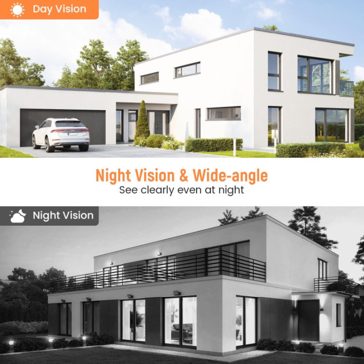 Sonnette Vidéo Intelligente WiFi : Sécurité Optimale, Détection IA, Audio Bidirectionnel & Vision Nocturne Sonnette Vidéo Intelligente WiFi : Sécurité Optimale, Détection IA, Audio Bidirectionnel & Vision Nocturne