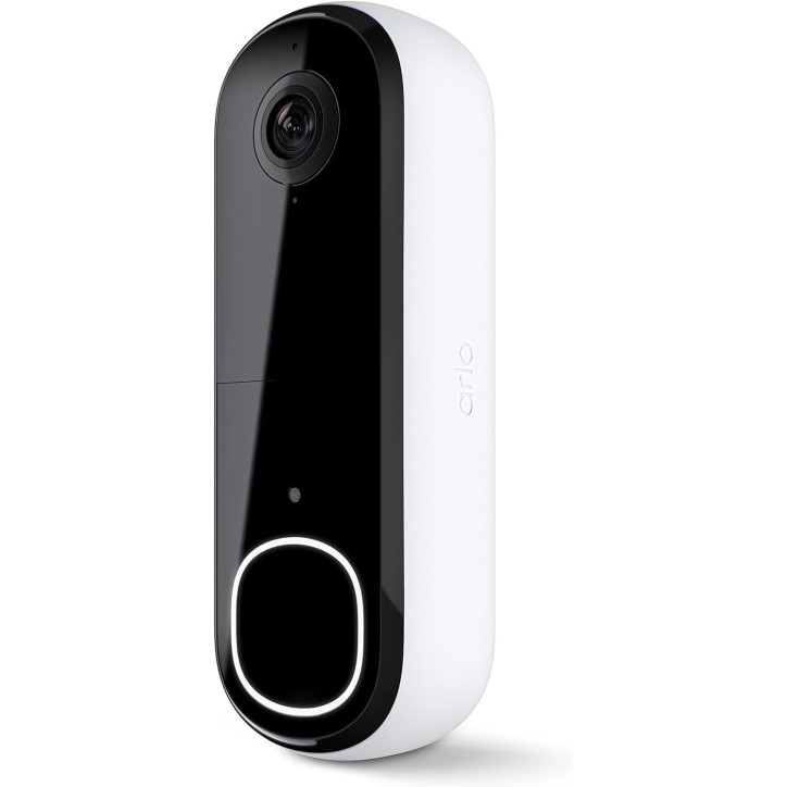 Arlo 2K Video Doorbell: See Whos There, Day or Night! Wireless/Wired, 2-Way Audio & Siren
