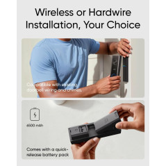 Eufy Video Doorbell C31 : 2K, Alimentation Dual, Installation Facile