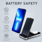 Satechi 3-in-1 Wireless Charging Stand: Power Bank for iPhone, AirPods & iPad - Travel Ready! Satechi 3-in-1 Wireless Charging Stand: Power Bank for iPhone, AirPods & iPad - Travel Ready!