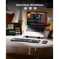 ProtoArc XKM01 Foldable Bluetooth Keyboard Mouse Combo - Portable Work Solution