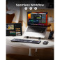ProtoArc Foldable Keyboard Mouse Combo: Portable Productivity Powerhouse for On-the-Go Work!