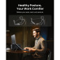 ProtoArc Foldable Keyboard Mouse Combo: Portable Productivity Powerhouse for On-the-Go Work!
