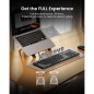 ProtoArc Foldable Keyboard Mouse Combo: Portable Productivity Powerhouse for On-the-Go Work!