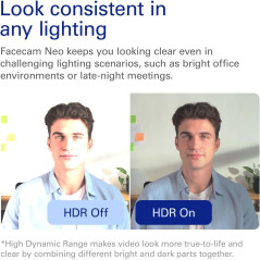 Elgato Facecam Neo: Full HD Webcam with Privacy Shutter & Light Correction