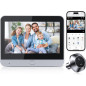 HAPYTHDA Wireless Video Doorbell: 1080p HD, Two-Way Talk & Night Vision - Enhanced Home Security HAPYTHDA Wireless Video Doorbell: 1080p HD, Two-Way Talk & Night Vision - Enhanced Home Security