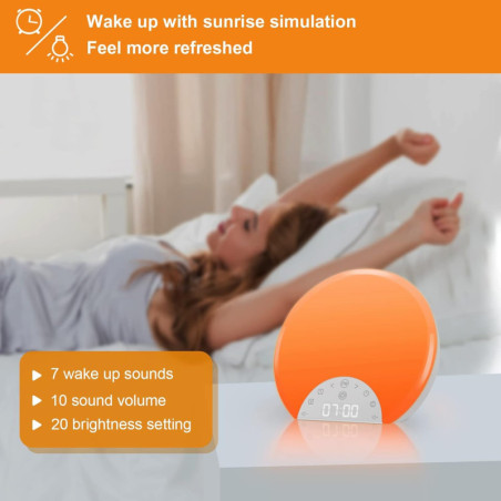 ANTDALIS Sunrise Alarm Clock: Wake Up Light for Kids & Adults