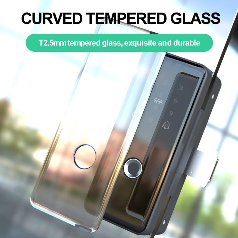 Smart Glass Door Lock: 3D Face Recognition & Wi-Fi Access Control