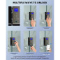Serrure de Porte en Verre Sans Cadre Perfiware LG2315: Accès Sécurisé par Empreinte Digitale & App Serrure de Porte en Verre Sans Cadre Perfiware LG2315: Accès Sécurisé par Empreinte Digitale & App