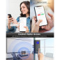 Perfiware Keyless Glass Door Lock: Fingerprint, Keypad, App Control - Modern Security for Home & Office