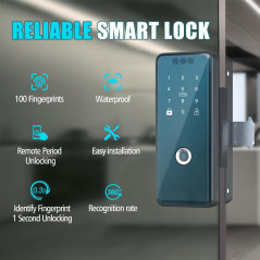 Verrou Intelligent WiFi : Reconnaissance Faciale & Empreinte