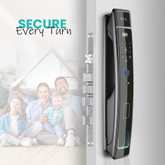 Serrure intelligente 3D avec reconnaissance faciale et WiFi