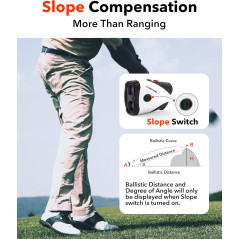 REDTIGER Golf Rangefinder: 1200 Yards, Slope & 7X Magnification