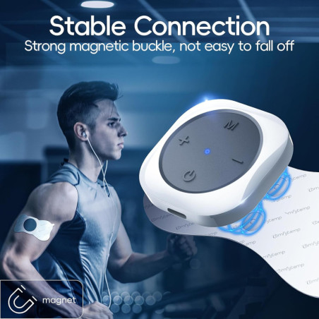 Comfytemp TENS Sans Fil : Soulagement Douleur Personnalisé, 30 Modes, Appli, FSA/HSA