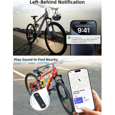 TopMade Bike Tracker: Global GPS Finder for Apple Devices, Waterproof