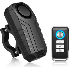 Alarme de vélo anti-vol WSDCAM 113dB avec télécommande étanche