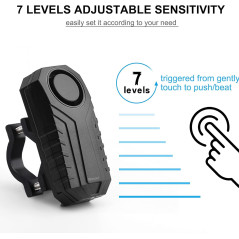 Secure Your Bike with WSDCAM 113dB Anti-Theft Alarm & Remote