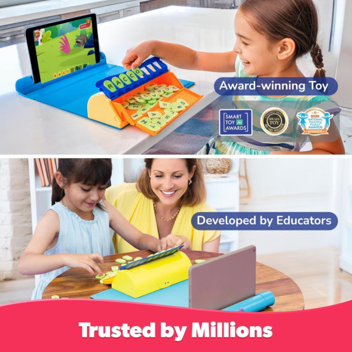 Plugo Letters: AR Educational Word Game - STEM Toy for Kids Ages 4-10 - Boost Spelling & Vocabulary! Plugo Letters: AR Educational Word Game - STEM Toy for Kids Ages 4-10 - Boost Spelling & Vocabulary!