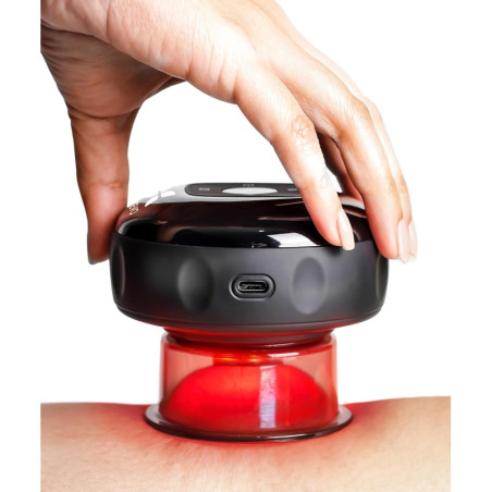 REVO 4-in-1 Smart Cupping Therapy Massager & Red Light Pain Relief