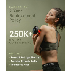 REVO 4-en-1 Massager : Cupping & Thérapie Lumière Rouge