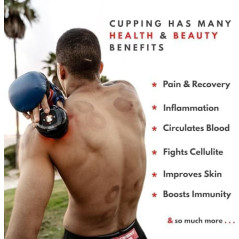 REVO 4-en-1 Massager : Cupping & Thérapie Lumière Rouge