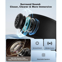 MUSICOZY: Casque de Sommeil Bluetooth 5.4, Écouteurs Ultra-fins pour Sport & Relaxation - Son Immersif, Confort Absolu!