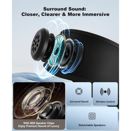 MUSICOZY Sleep Headphones: Bluetooth 5.4 Headband for Sleep & Sports - Sweatproof Comfort!