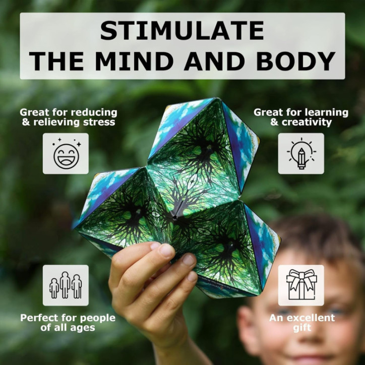 Shashibo Blue Planet: Magnetic Shape-Shifting Puzzle Box - 70+ Transformations! Shashibo Blue Planet: Magnetic Shape-Shifting Puzzle Box - 70+ Transformations!